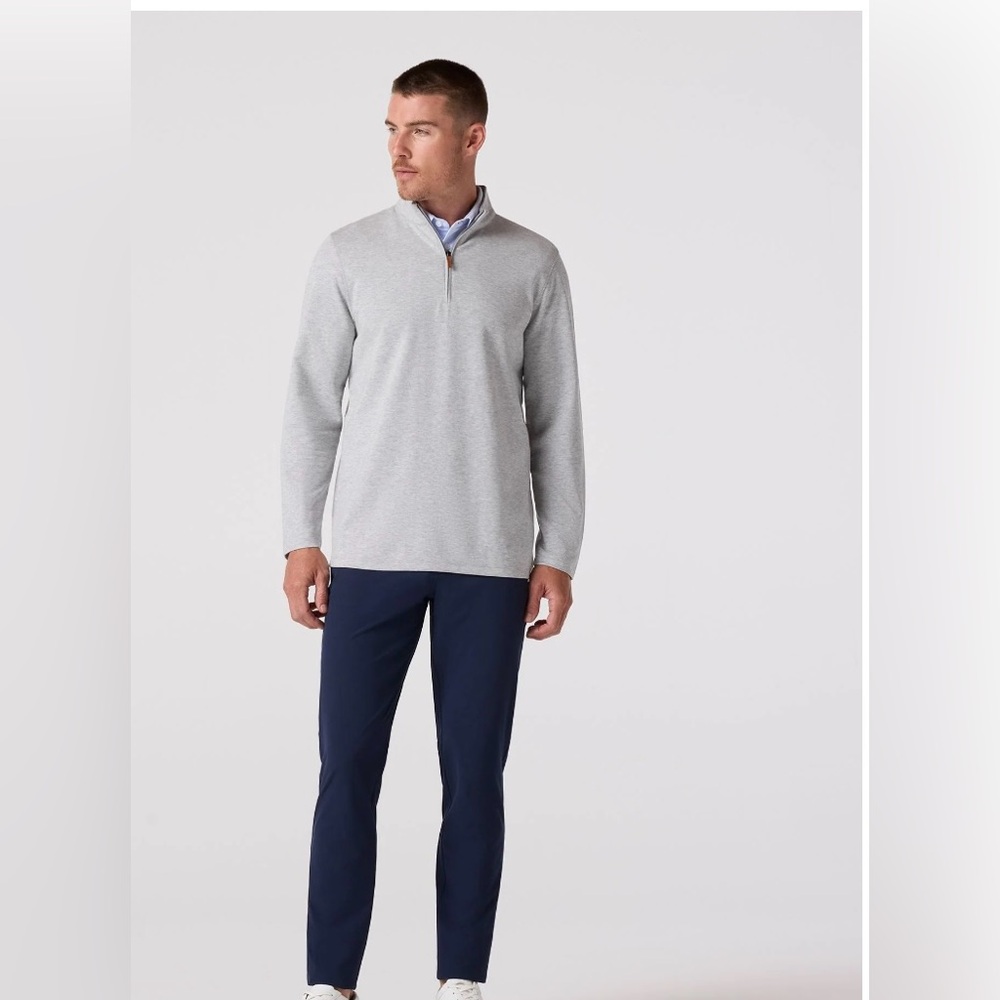 Mizzen+Main Navy Helmsman 5 Pocket Performance Pant